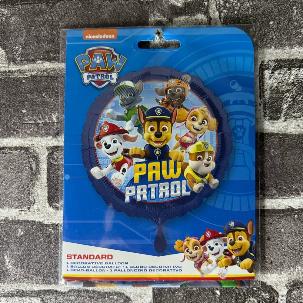 Paw Patrol Birthday Balloon New Sealed